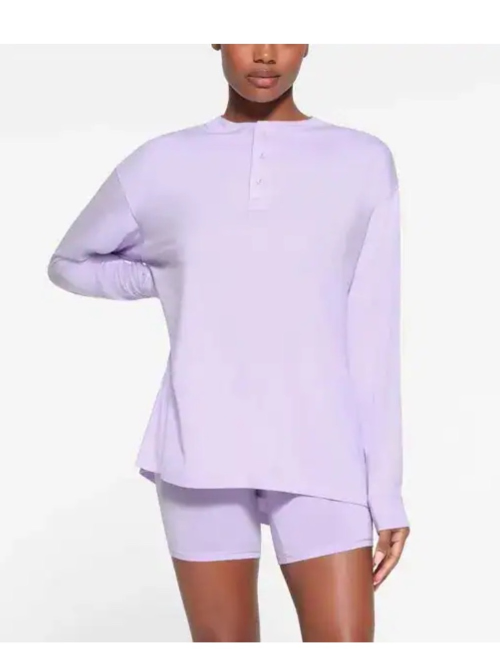 Skims Boyfriend Long Sleeve Henley